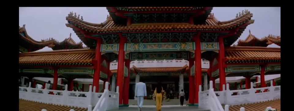 YouTube Just a random temple visit before the couple breakout into a dance sequence.
